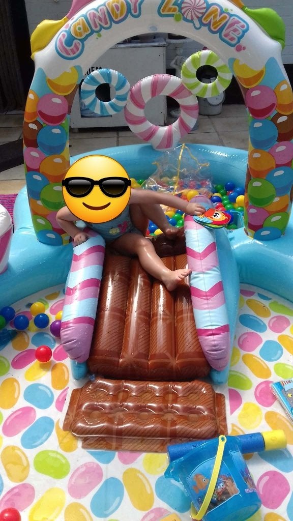 Piscine pour enfants, Jardin & Terrasse, Piscines, Comme neuf, Piscine gonflable, Moins de 80 cm, 200 à 400 cm, Moins de 200 cm