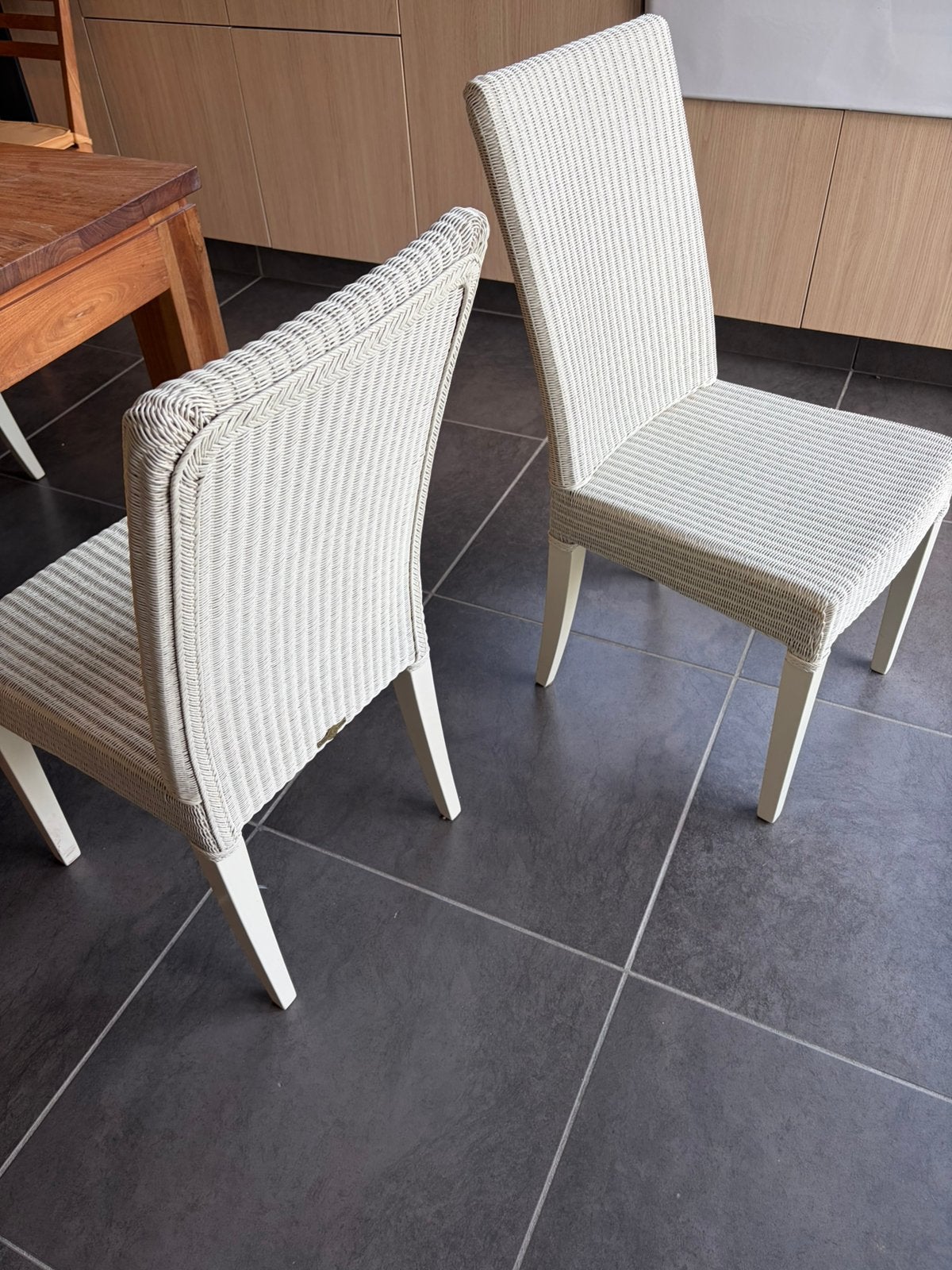 witte stoelen (10st) - Vincent Sheppard, Ophalen, Zo goed als nieuw, Wit