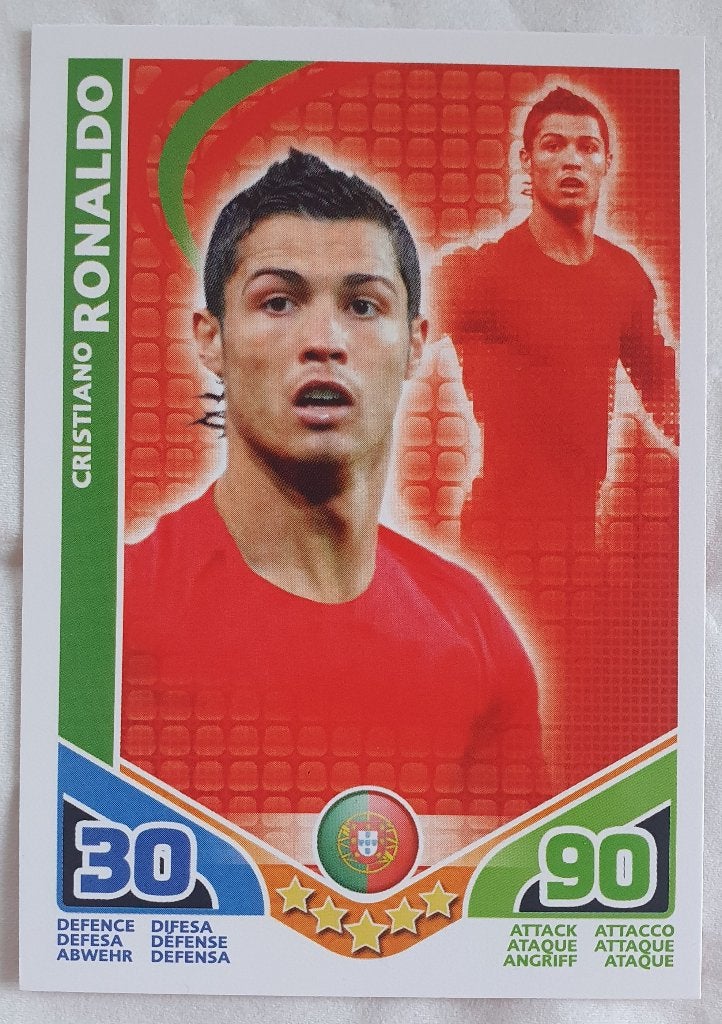 CARD TOPPS MATCH Attax 2019/20 Cristiano Ronaldo Juventus, Enlèvement ou Envoi, Comme neuf, Cartes de joueur