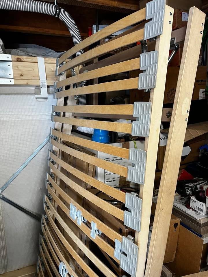 Bed bodem 100x200 cm, Ophalen, 100 cm, Eenpersoons, Zo goed als nieuw