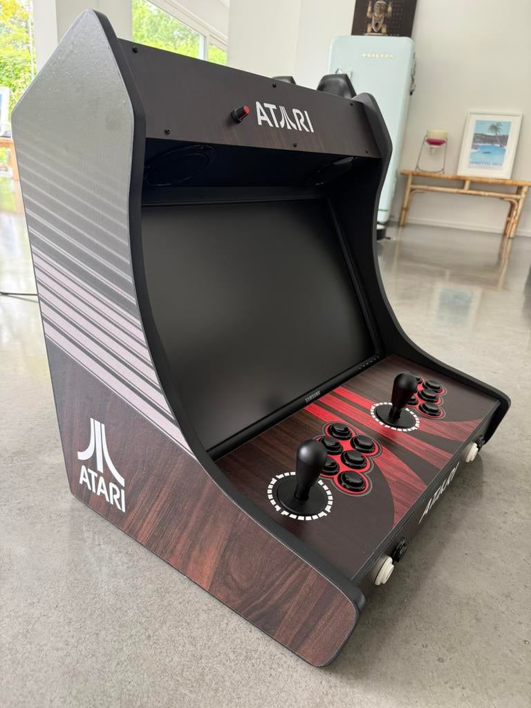 Bartop retro Arcade console 2-player atari gameconsole, Games en Spelcomputers, Nintendo, Ophalen, Zo goed als nieuw