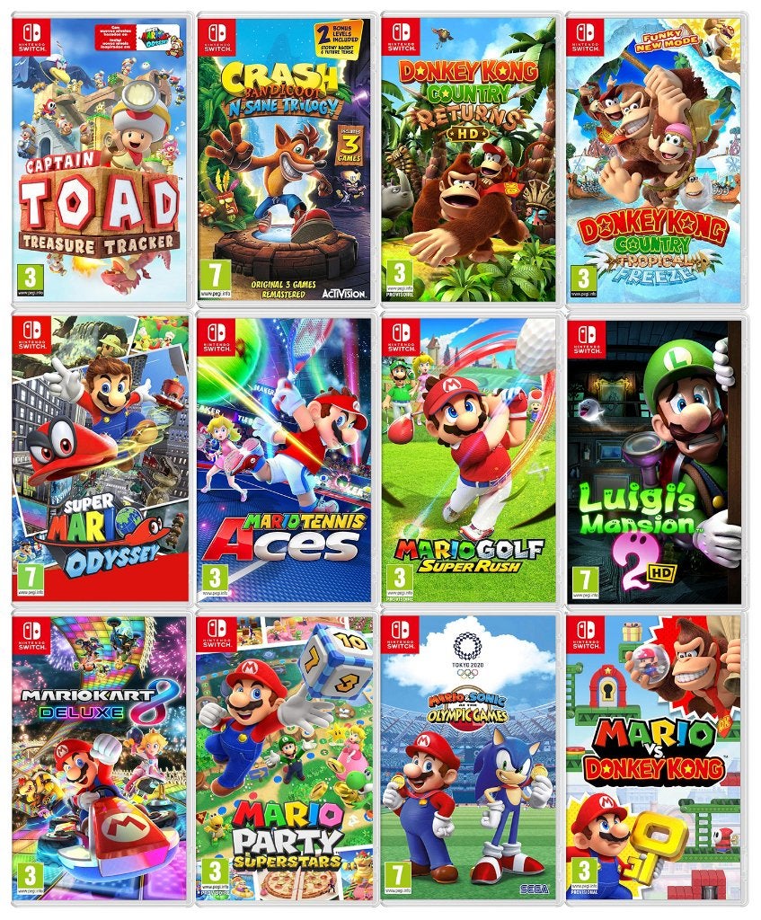 Nintendo Switch+ 55 spellen, Games en Spelcomputers, Avontuur en Actie, Ophalen of Verzenden, Zo goed als nieuw, 3 spelers of meer