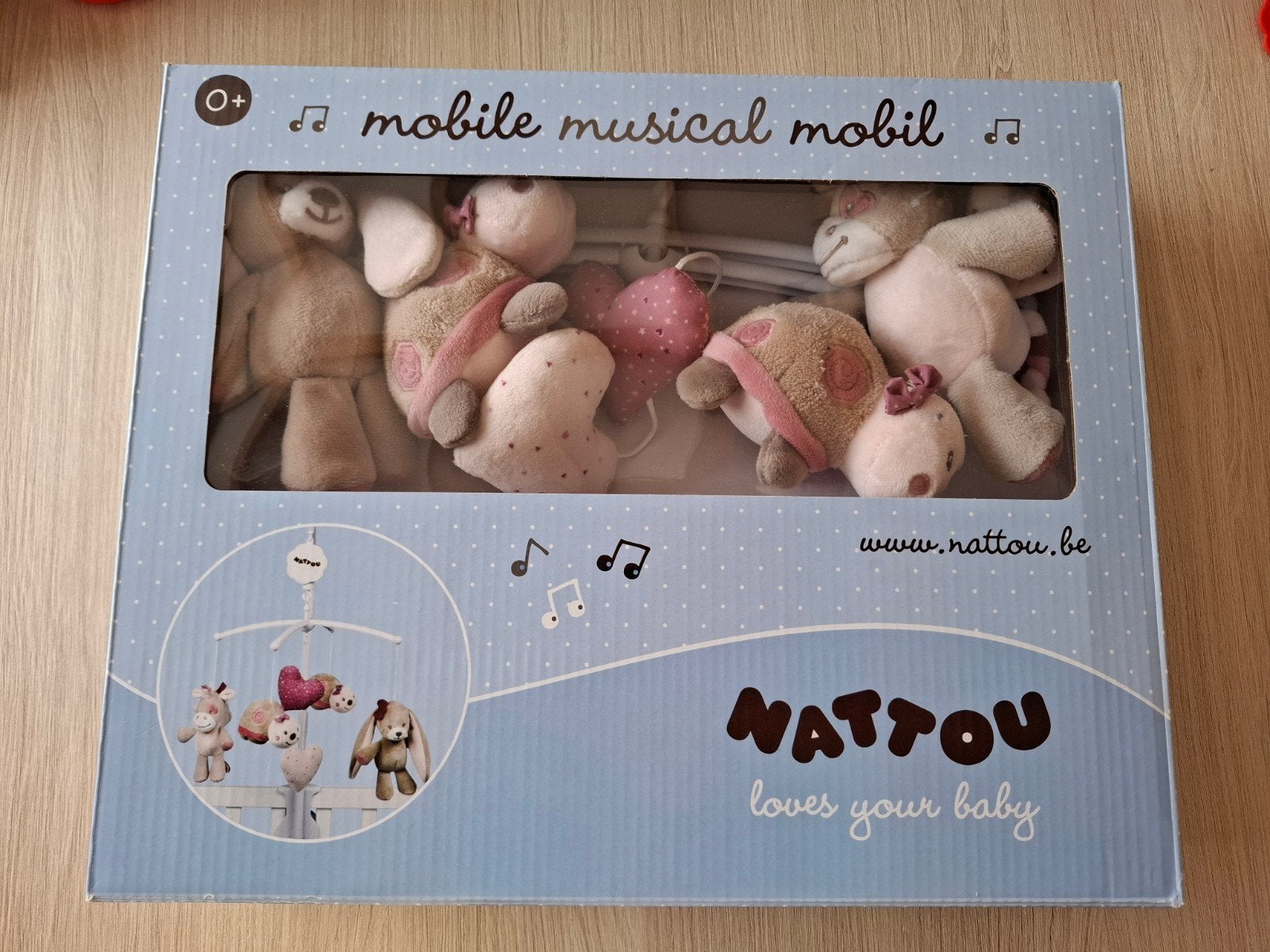 Muziek mobiel nattou, Ophalen, Mobiel