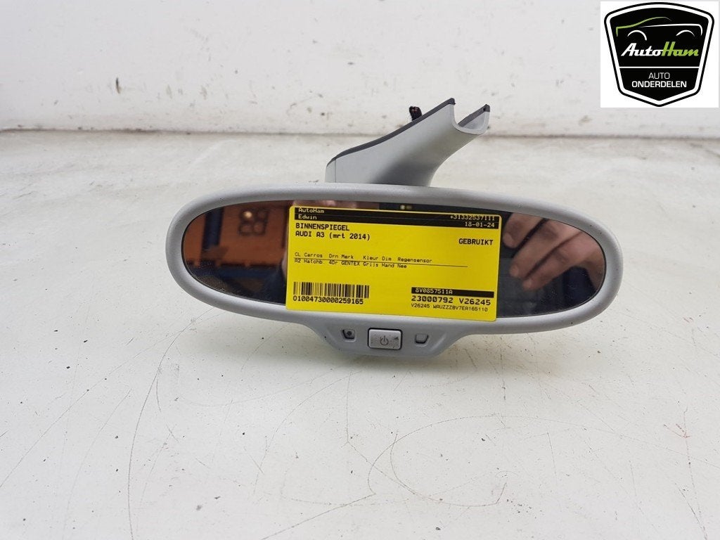 RETROVISEUR INTERIEUR Audi A3 Sportback (8VA / 8VF), Dhr. J. Ham, Administratie@autoham.nl, Audi, Utilisé