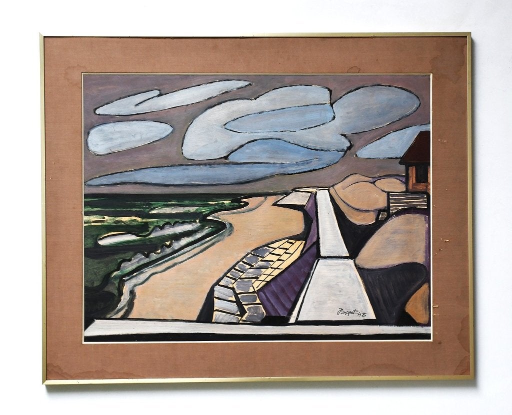 Jean Boquet. Schilderij., Enlèvement