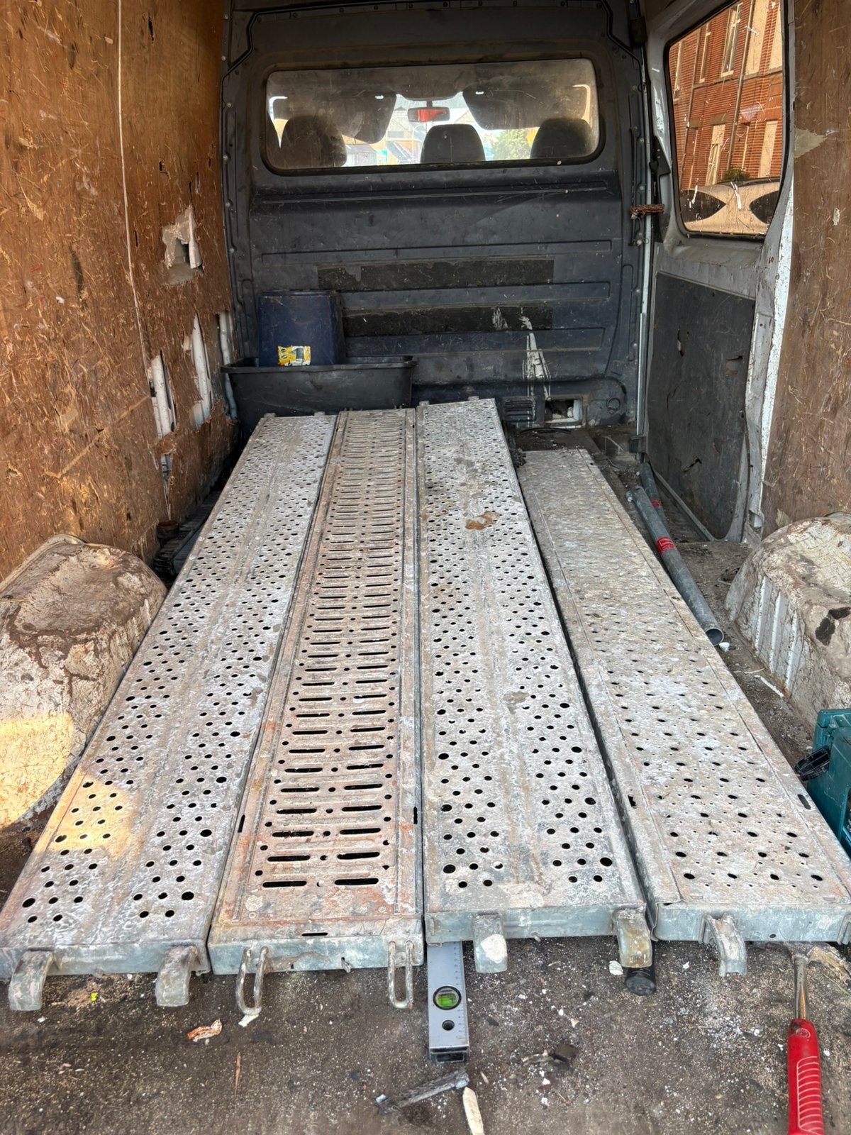 Steiger plateau. 2,5 m  stellingsplaten, Doe-het-zelf en Bouw, Ophalen, Gebruikt