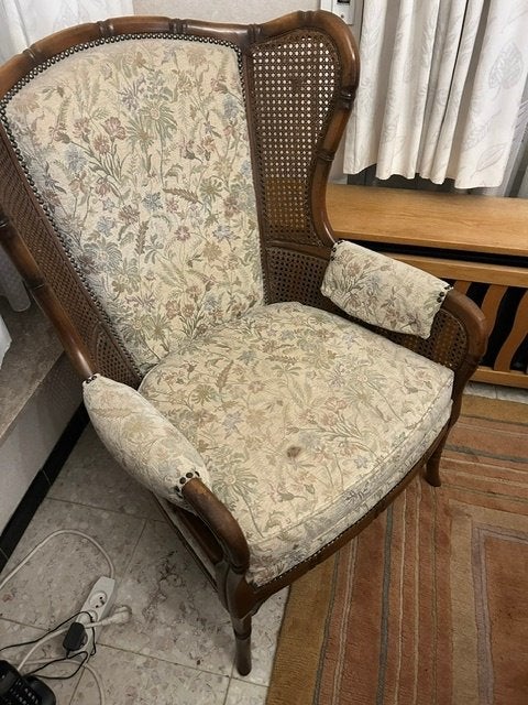 antieke fauteuil, Huis en Inrichting, Ophalen, Gebruikt