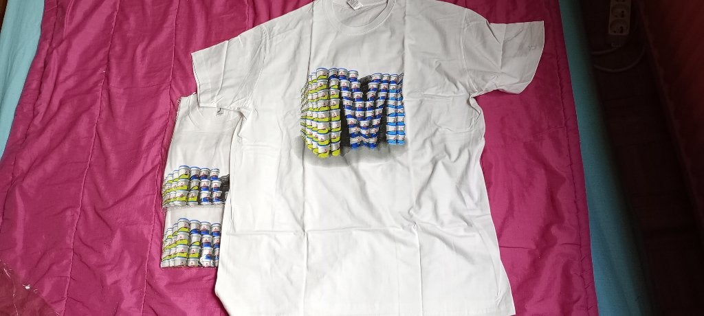 T-shirts Trimetal new, Enlèvement, Neuf, Taille 52/54 (L), Blanc