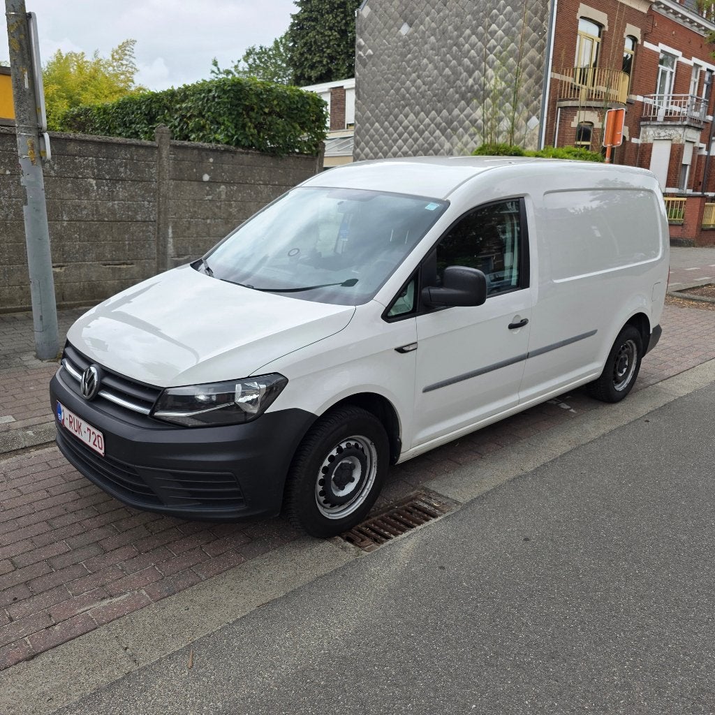 VW Caddy Maxi Van 2.0 TDI 102 pk, Auto's, Euro 6, 4 cilinders, Traction-control, Wit