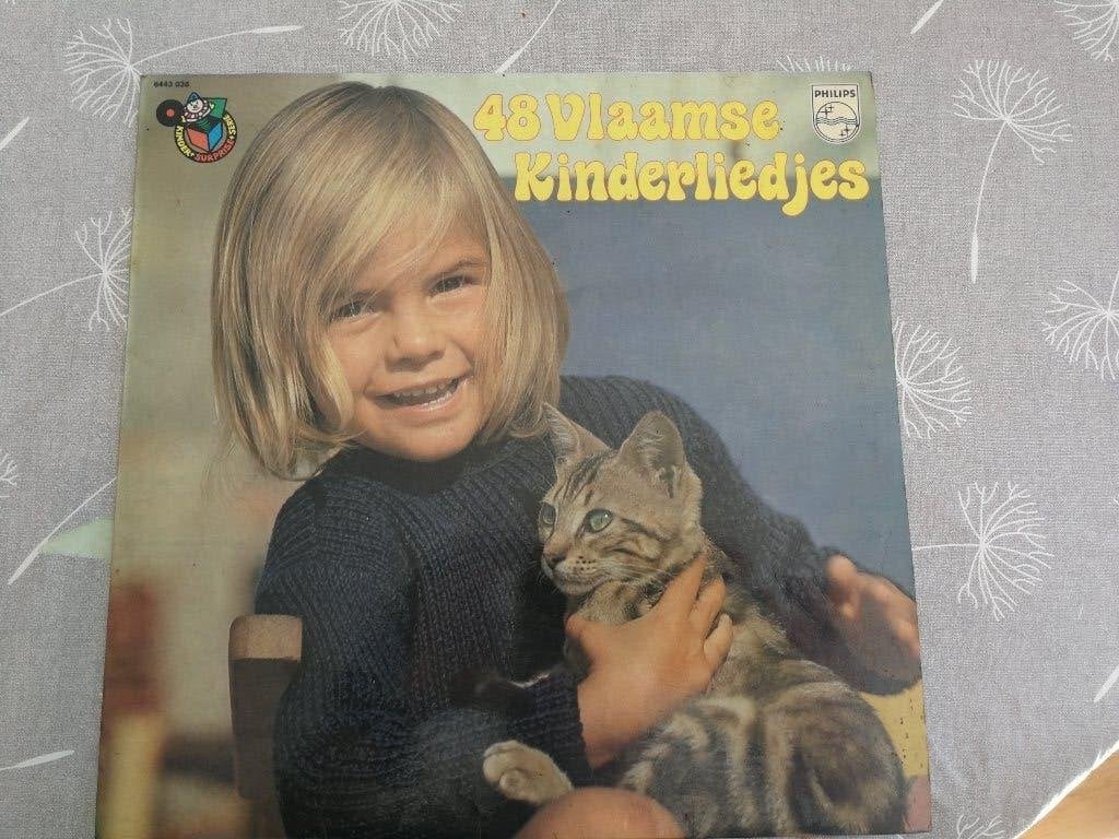 48 Vlaamse kinderliedjes- De tierlantijntjes, Cd's en Dvd's, Ophalen, LP, Gebruikt, 12 inch
