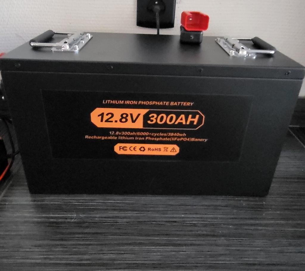 LiFePO4 Accu 12V 300Ah – Ideaal voor Cam, Enlèvement