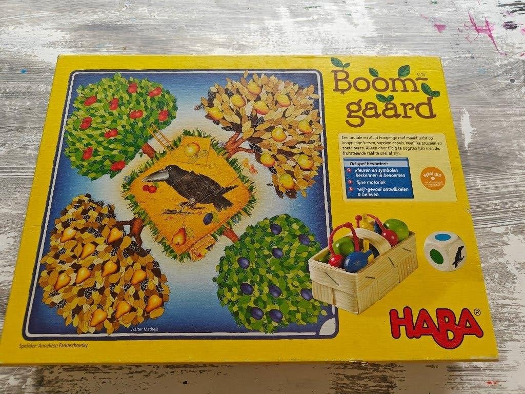 Spel Boomgaard Haba – zeer goede staat, Een of twee spelers, Ophalen of Verzenden, Haba