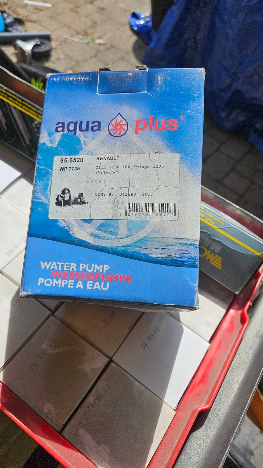 Waterpomp wp 7734 voor renault clio 1200, Ophalen