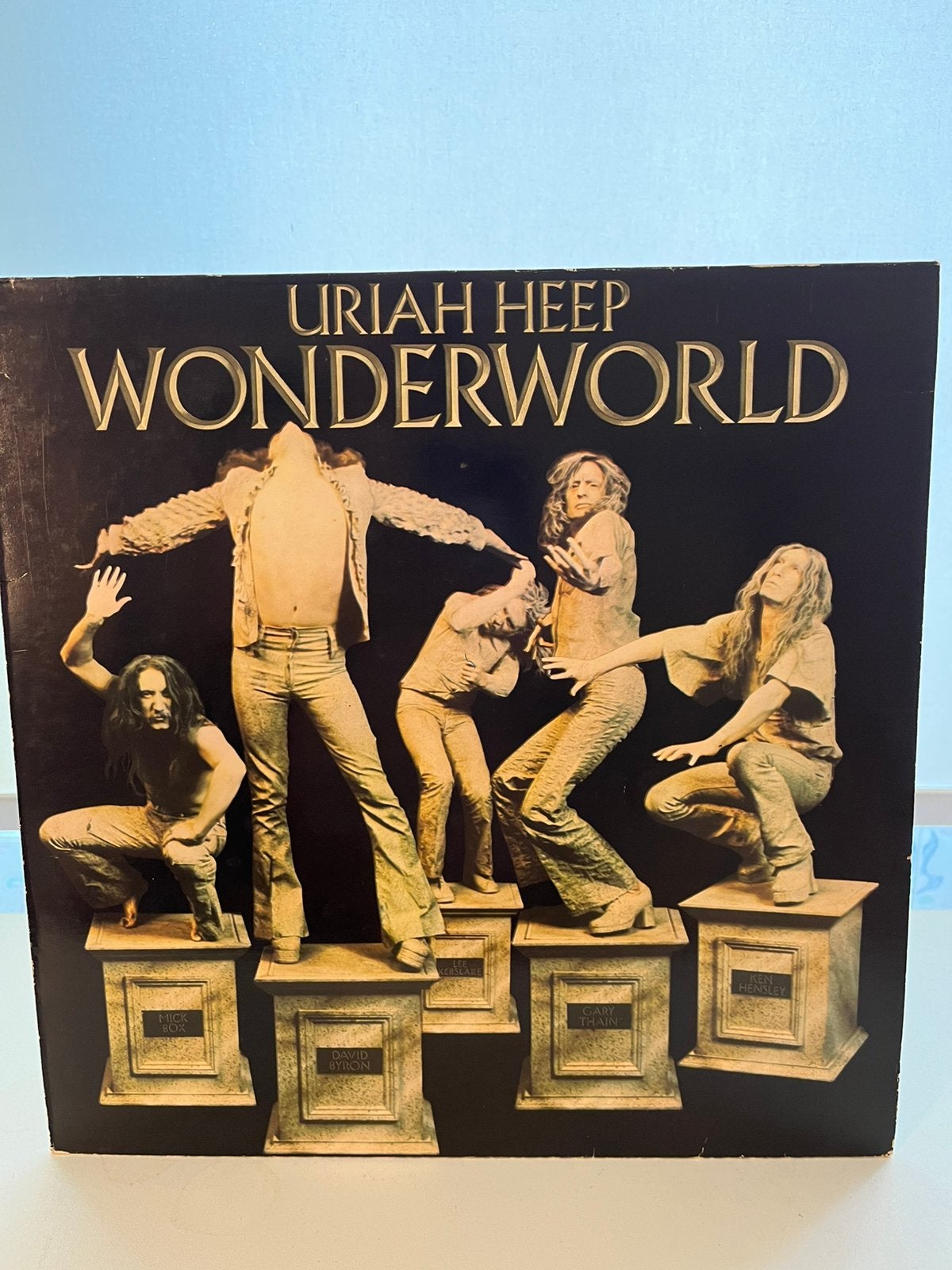 LP Uriah Heep “Wonderworld”, Ophalen of Verzenden, Gebruikt, LP