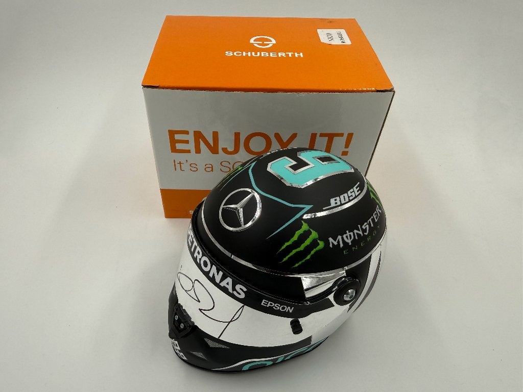 1/2 casque helmet F1 Rosberg 2016 WC (Mercedes) signé, Enlèvement ou Envoi