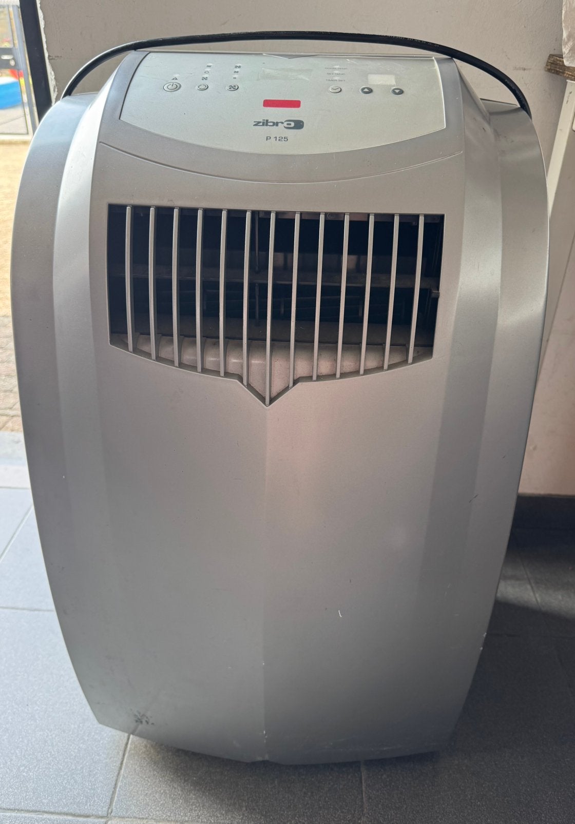 Mobiele airco Zibro P125, 60 à 100 m³, Enlèvement, Utilisé, Minuterie