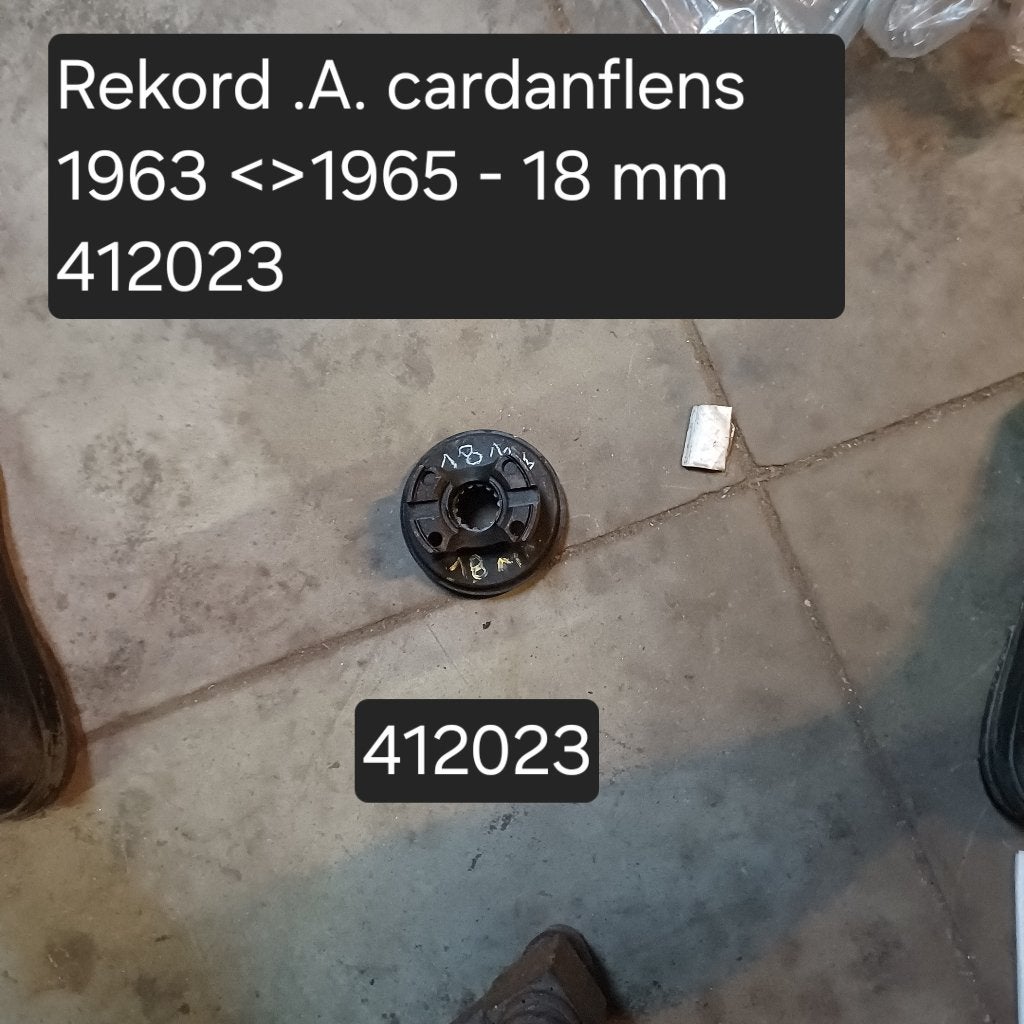 opel oldtimer Rekord .A. cardan koppeling flens, Ophalen of Verzenden, Nieuw, Oldtimer onderdelen