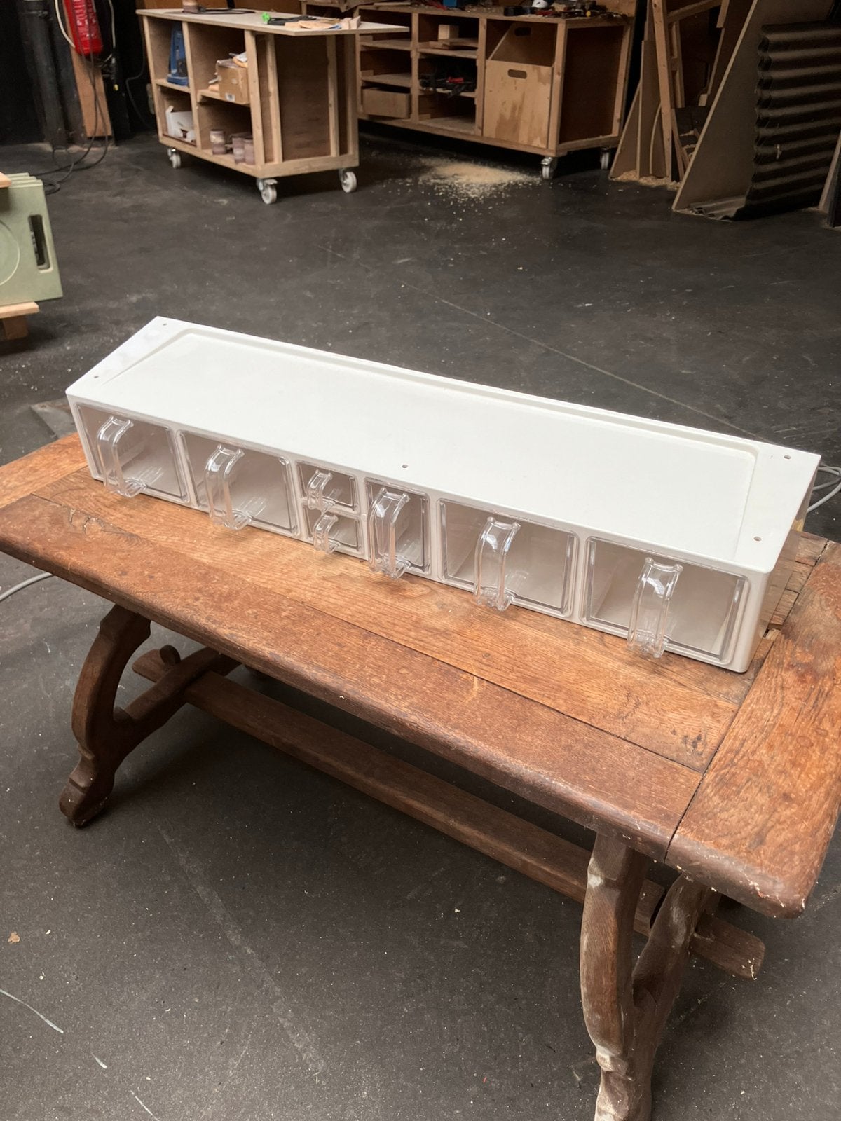 Kruidenrek kunstof, Huis en Inrichting, Ophalen, Wit, Nieuw, 50 tot 100 cm