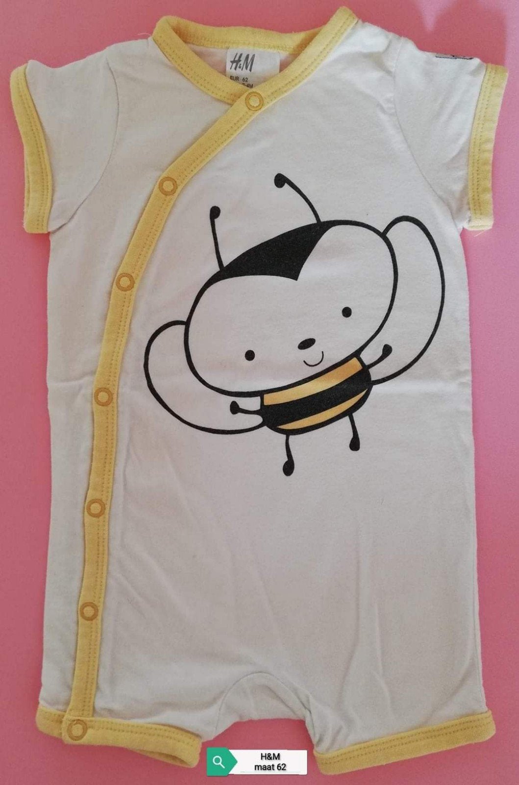 Boxpakje H&M maat 62, Kinderen en Baby's, Babykleding | Maat 62, Nacht- of Onderkleding, Gebruikt, Jongetje of Meisje, H&M