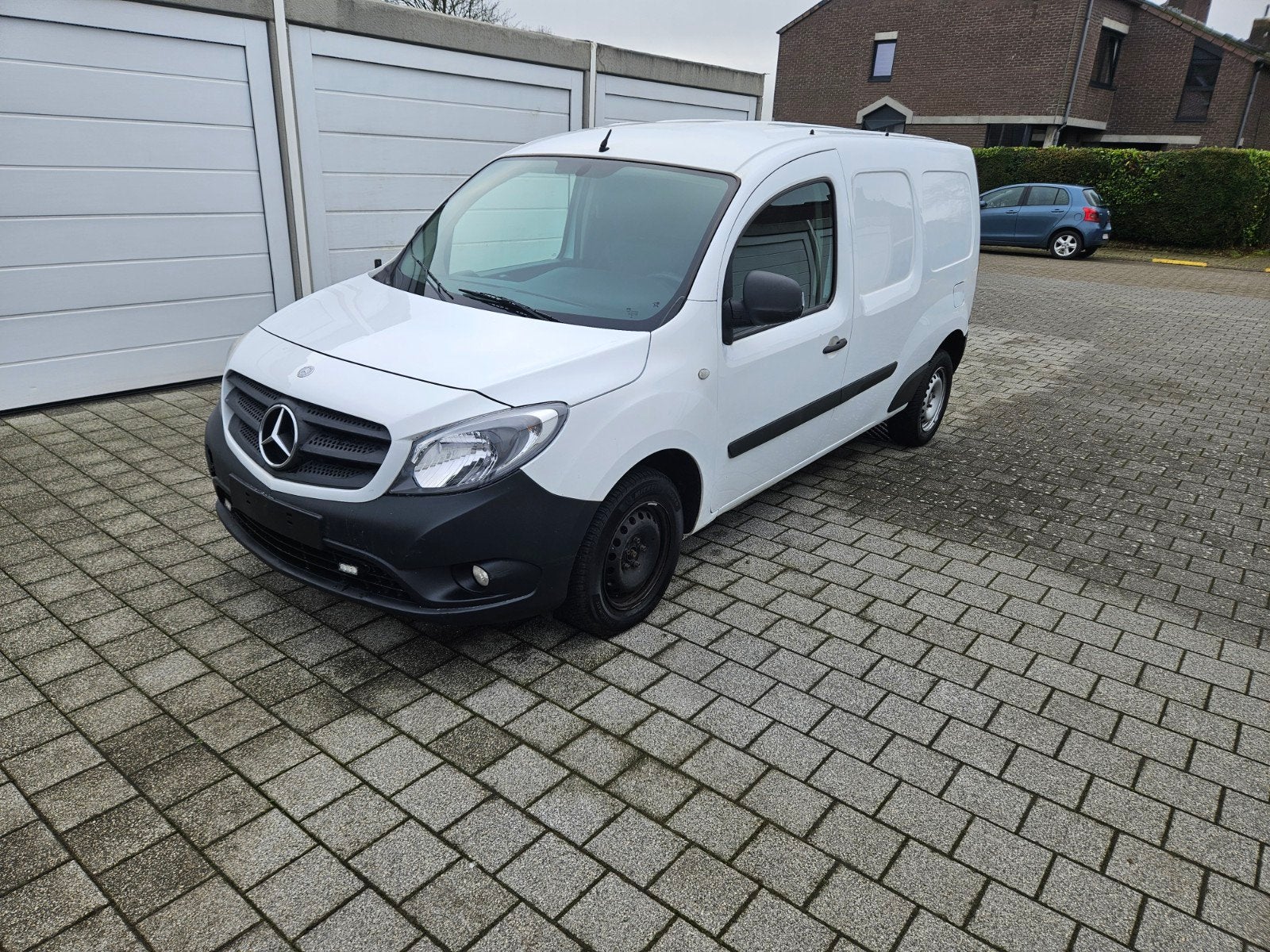 Mercedes-benz Citan 1.5 cdi 90 pk Airco E5b 236.dkm bj 2015, Auto's, Euro 5, Stof, Zwart, 4 cilinders