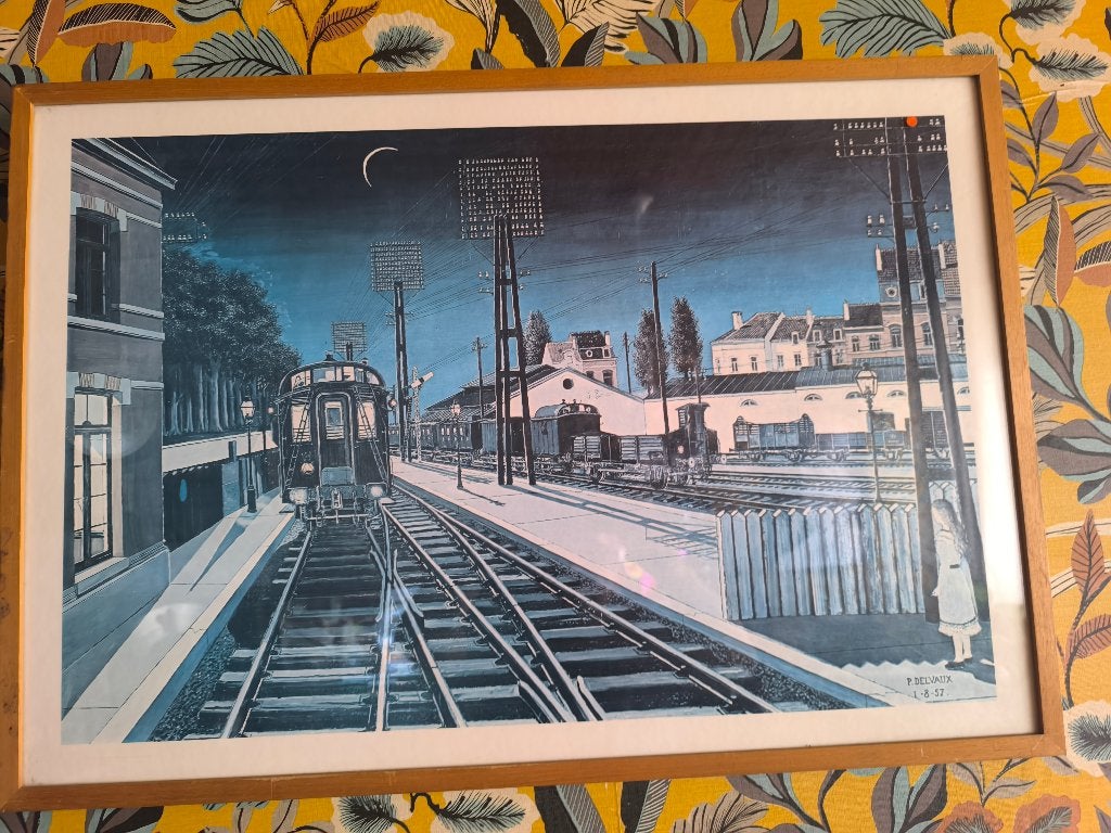 kunstwerk p delvaux 1957, Ophalen of Verzenden