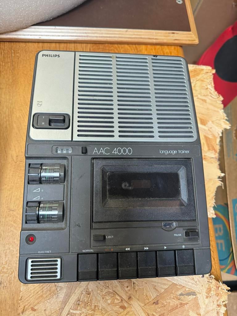 Philips lecteur de cassettes AAC 4000, Enlèvement, Simple, Philips, Tape counter