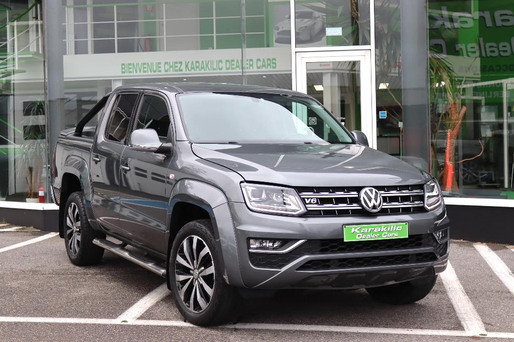 VW AMAROK 3.0TDi V6 224CV DSG AVENTURA COVER BENNE FULL TVAC, Auto's, Automaat, Parkeercamera, Leder, Bedrijf