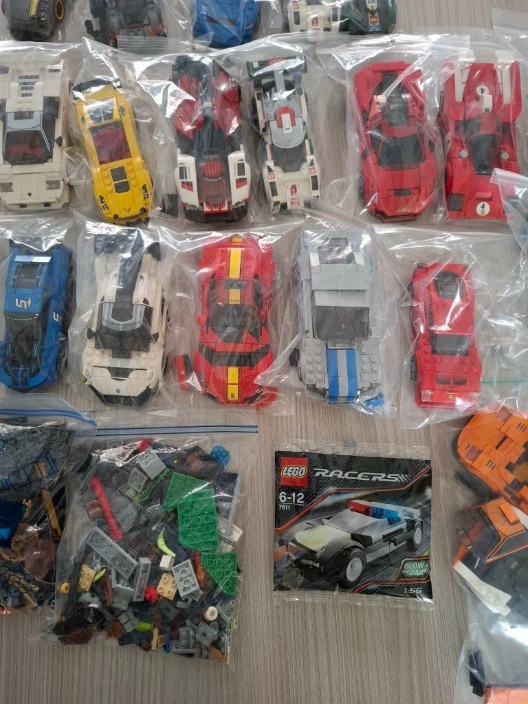 Lot LEGO avec Speed Champions, Super Heroes et Ninjago., Enlèvement ou Envoi, Lego, Speed Champions, Utilisé