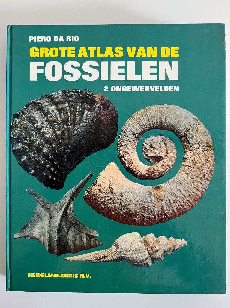 Grote atlas van de fossielen, 2 Ongewervelden, Piero Da Rio, Boeken, Atlassen en Landkaarten, Gelezen, Overige typen, Ophalen of Verzenden