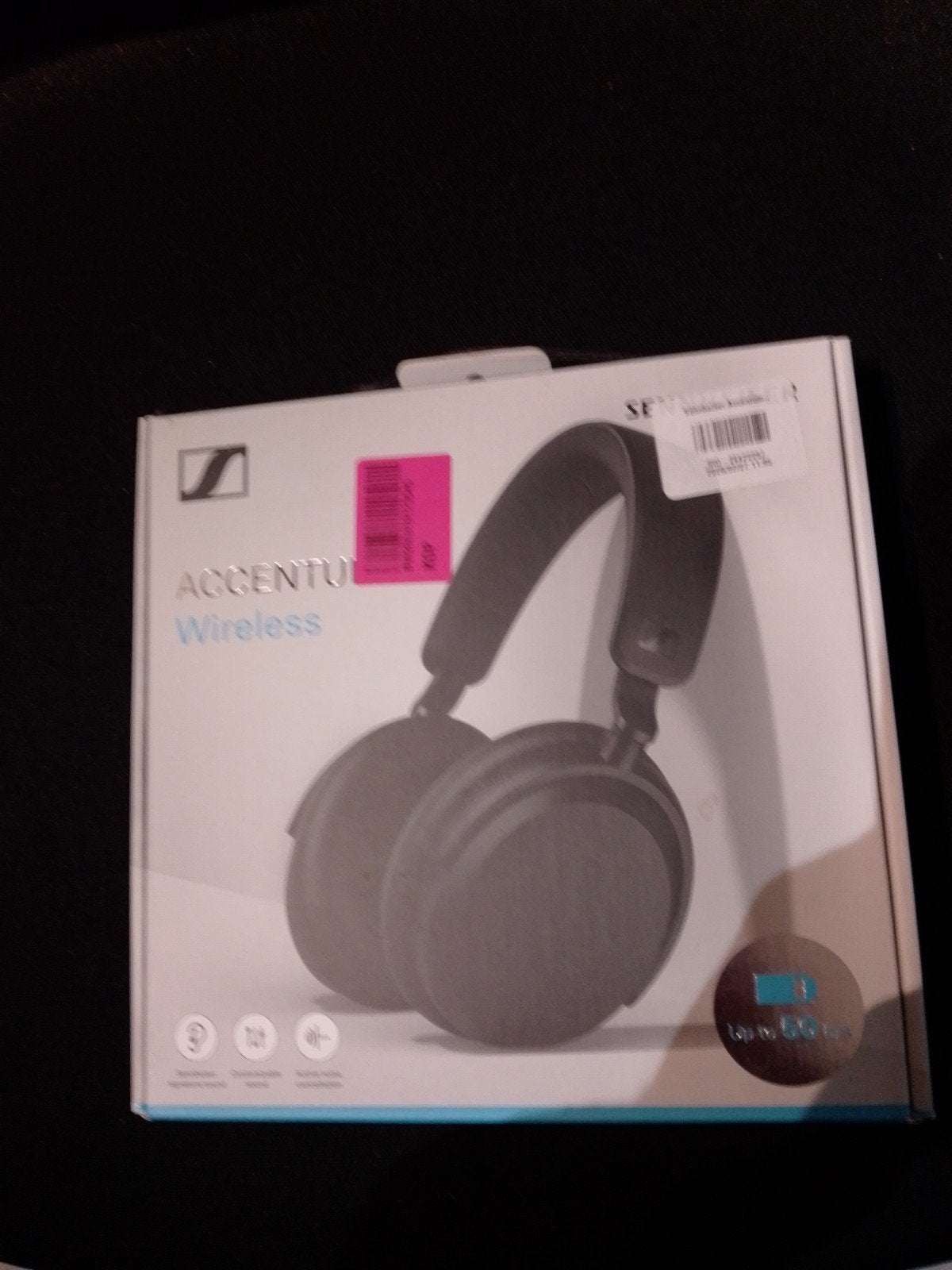 sennheiser accentum wireless. zwart, Audio, Tv en Foto, Ophalen, Sennheiser, Over-ear, Zwart