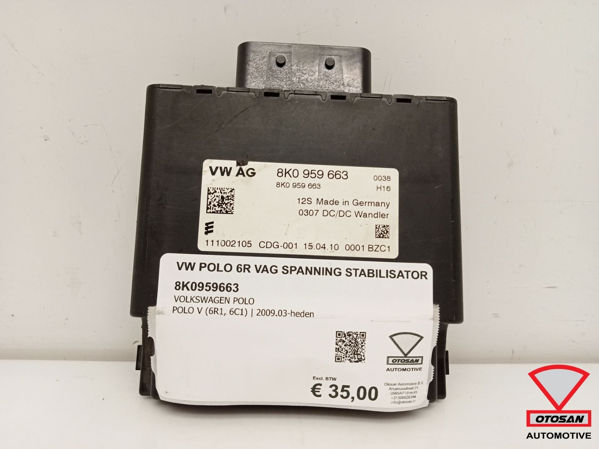 Stabilisateur de suspension VAG VW Polo 6R 8K0959663, Volkswagen, Volkswagen AG, Vw@volkswagen.de, Utilisé