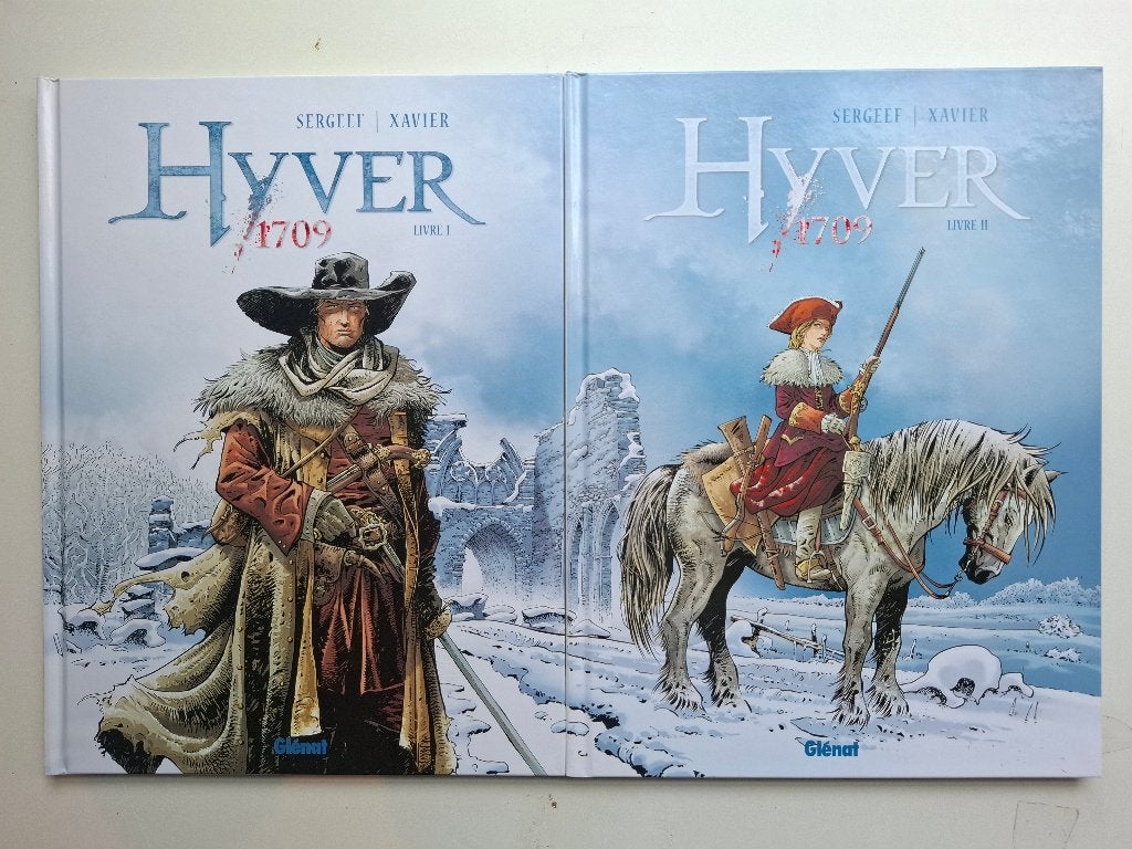 HYVER 1709 TOMES 1 ET 2 SERIE COMPLETE XAVIER TBE TOUS EO, Livres, BD, Série complète ou Série, Enlèvement ou Envoi, Comme neuf