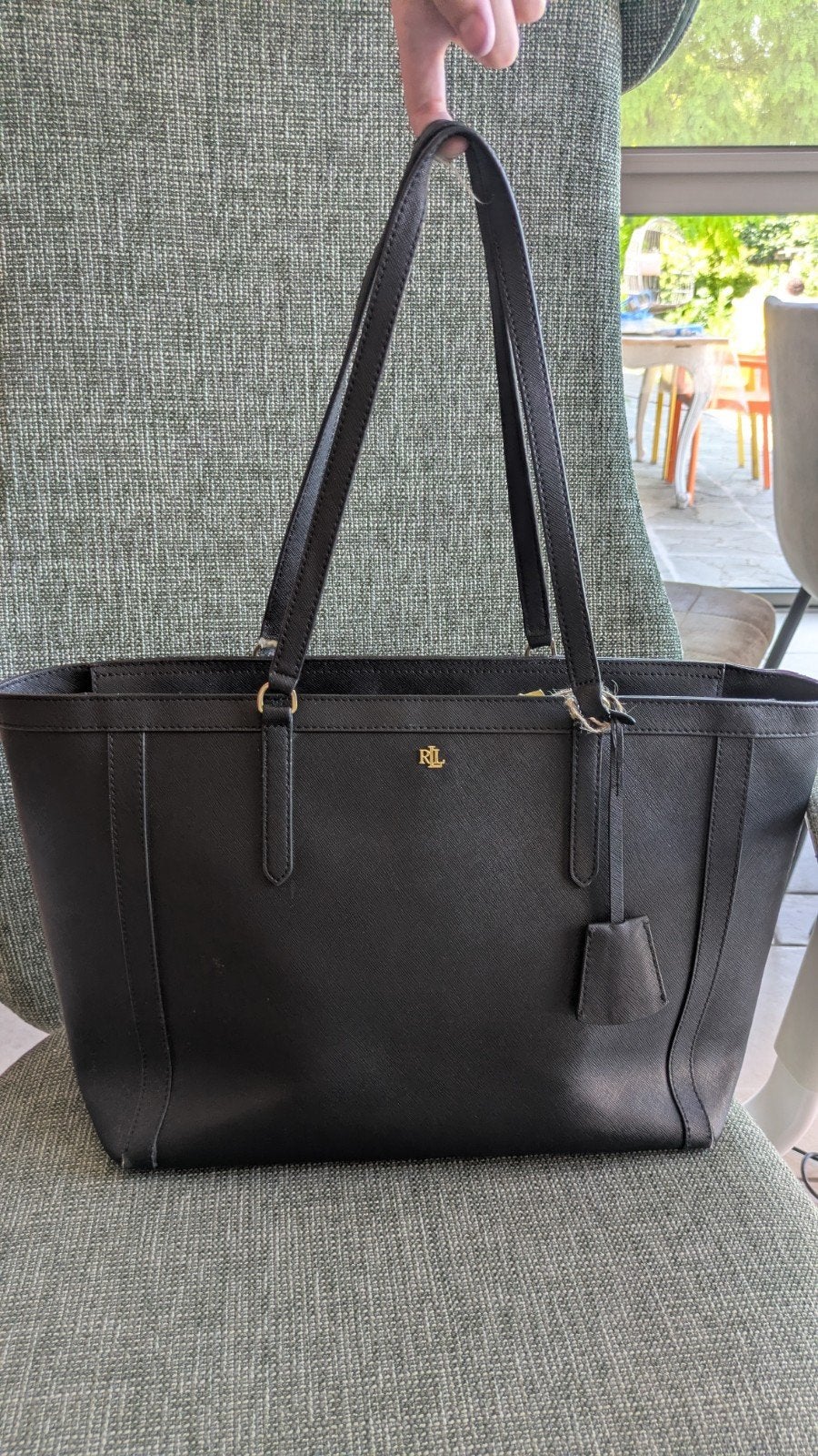 Sac Ralph Lauren noir, Noir