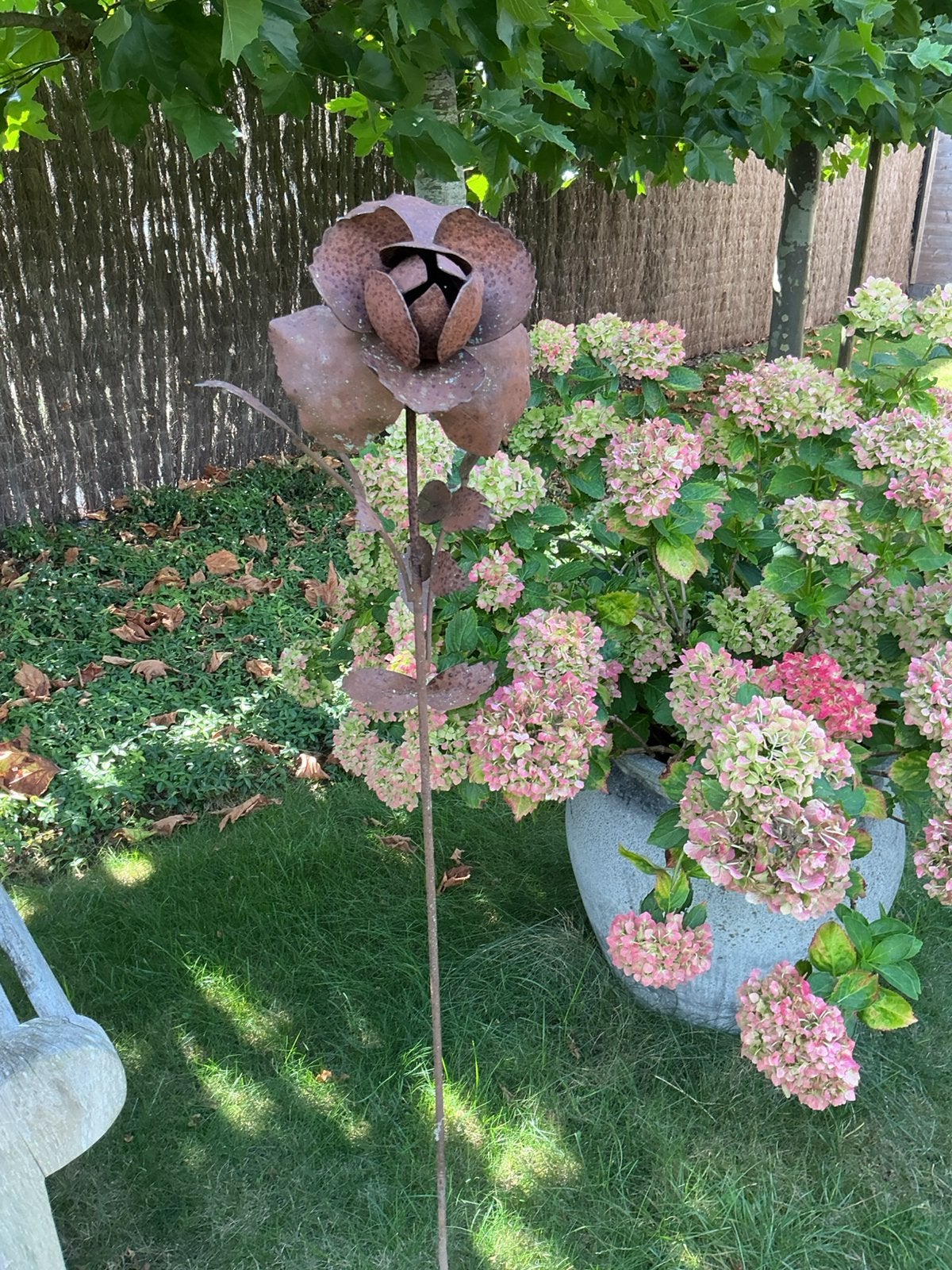 Tuinsteker Roos, Tuin en Terras, Ophalen, Zo goed als nieuw