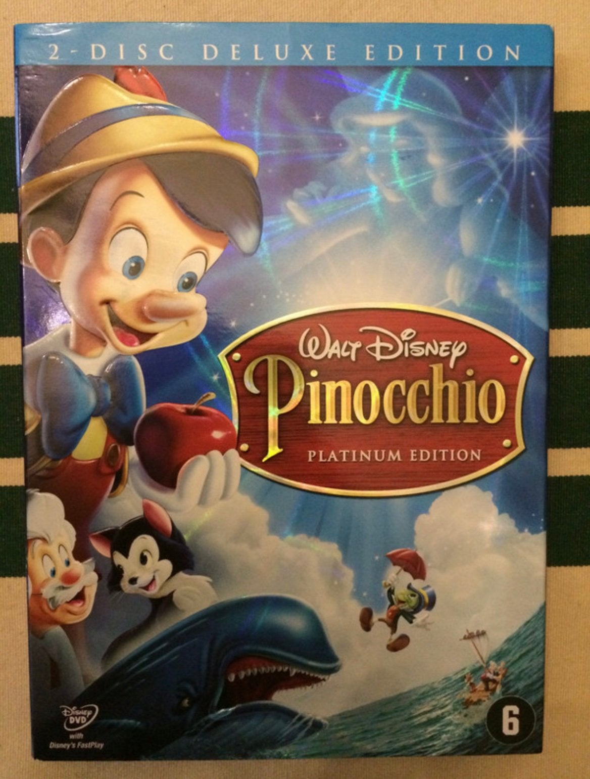 DVD Pinocchio, Europees, Bonusmateriaal, Animatie, Nederlands