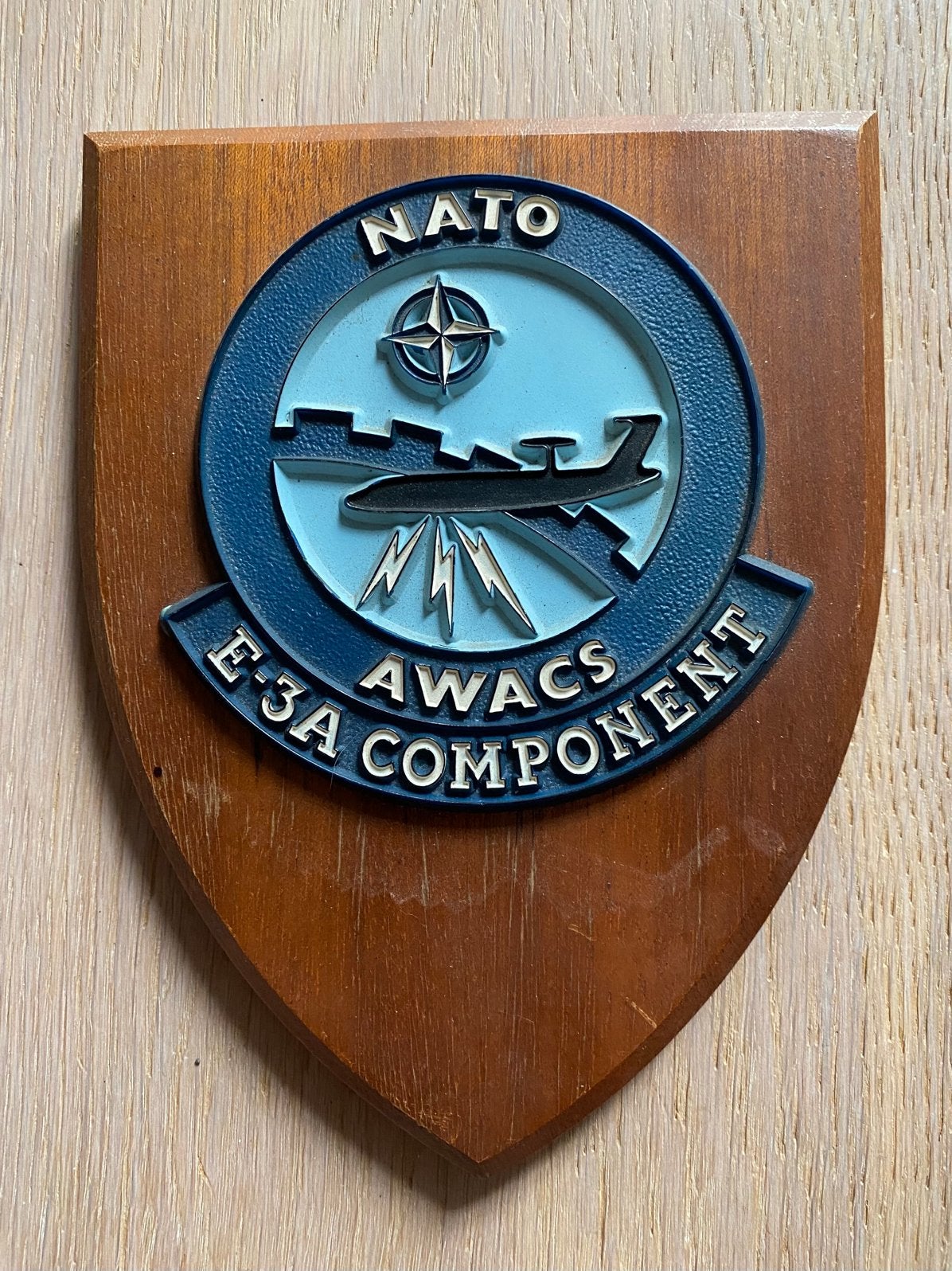 Crest 1 / Nato - Awacs, Verzamelen, Ophalen of Verzenden, Luchtmacht, Overige typen
