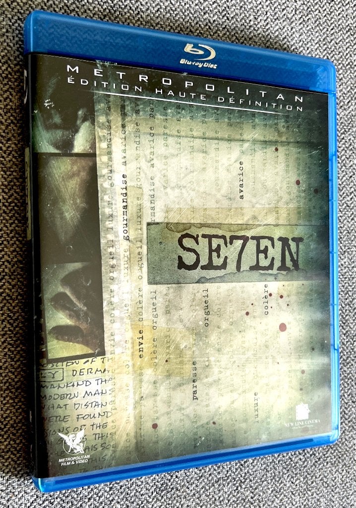 SE7EN (Culte) // Brad Pitt, Morgan Freeman /// Comme Neuf, Avec suppléments, Thrillers et Policier, Enlèvement ou Envoi, Film