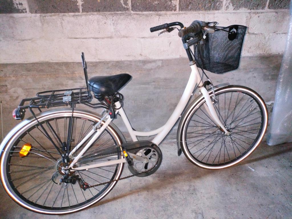 Vélo de ville blanc 26 pouces, Enlèvement, Vitesses
