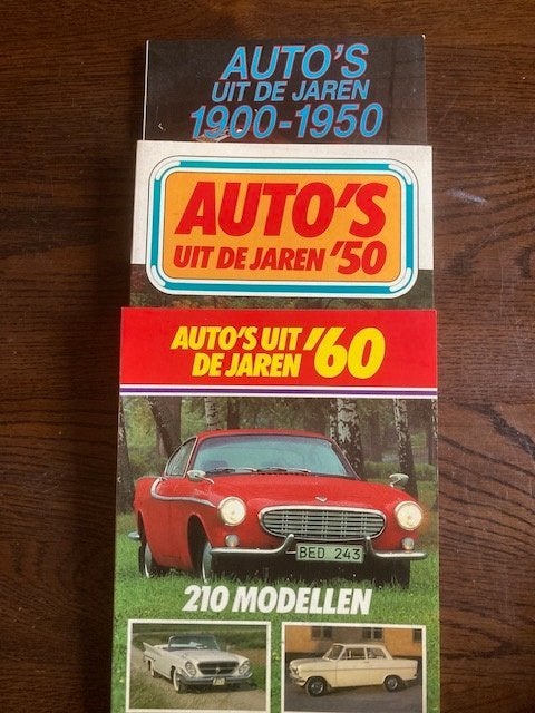 VOITURES DES ANNÉES 1900 À 1960 (3 LIVRES), Enlèvement ou Envoi, Comme neuf, Général