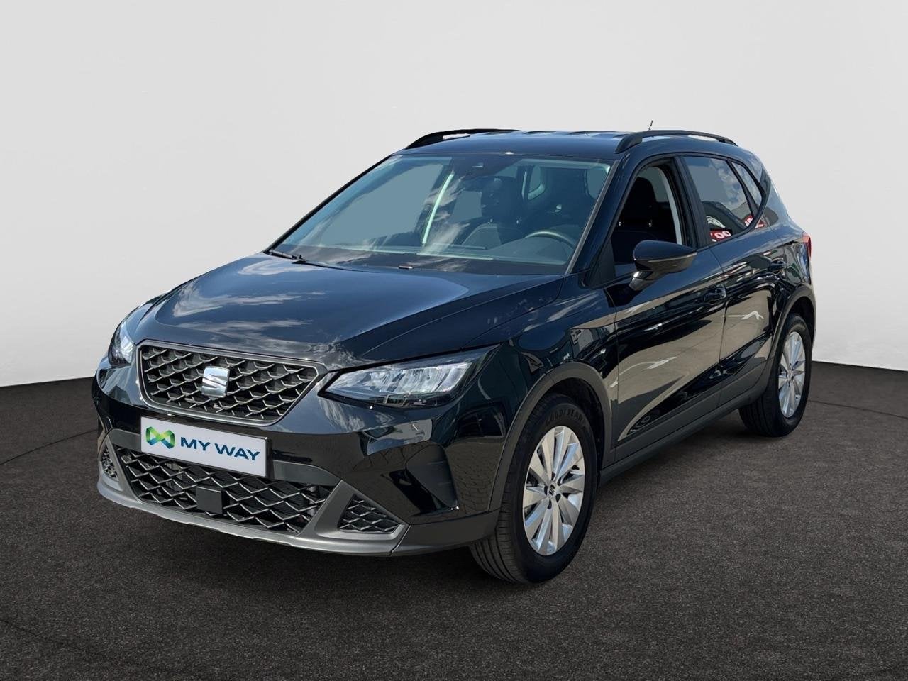 Seat Arona AUTOMAAT*116PK*GPS*CARPLAY*SENSOREN A*FULL LED, Auto's, Automaat, Arona, Zwart, SUV of Terreinwagen