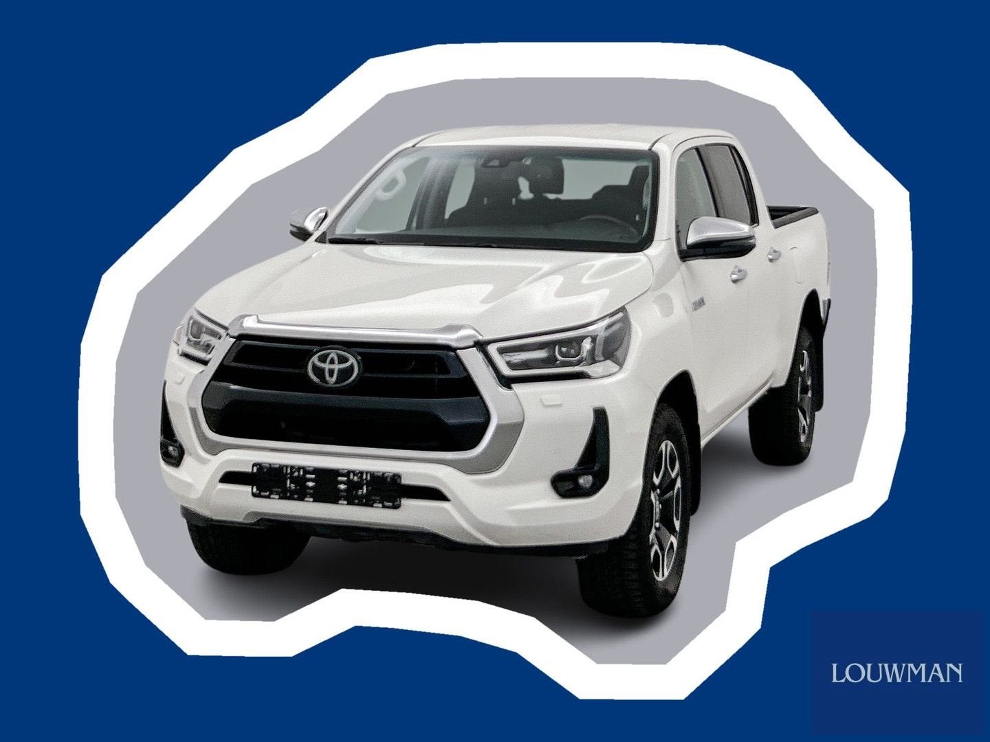 Toyota HiLux 2.8 D-4D Double Cab Professional 4x4 Navigatie, Wit, Bedrijf, Toyota, Onderhoudsboekje