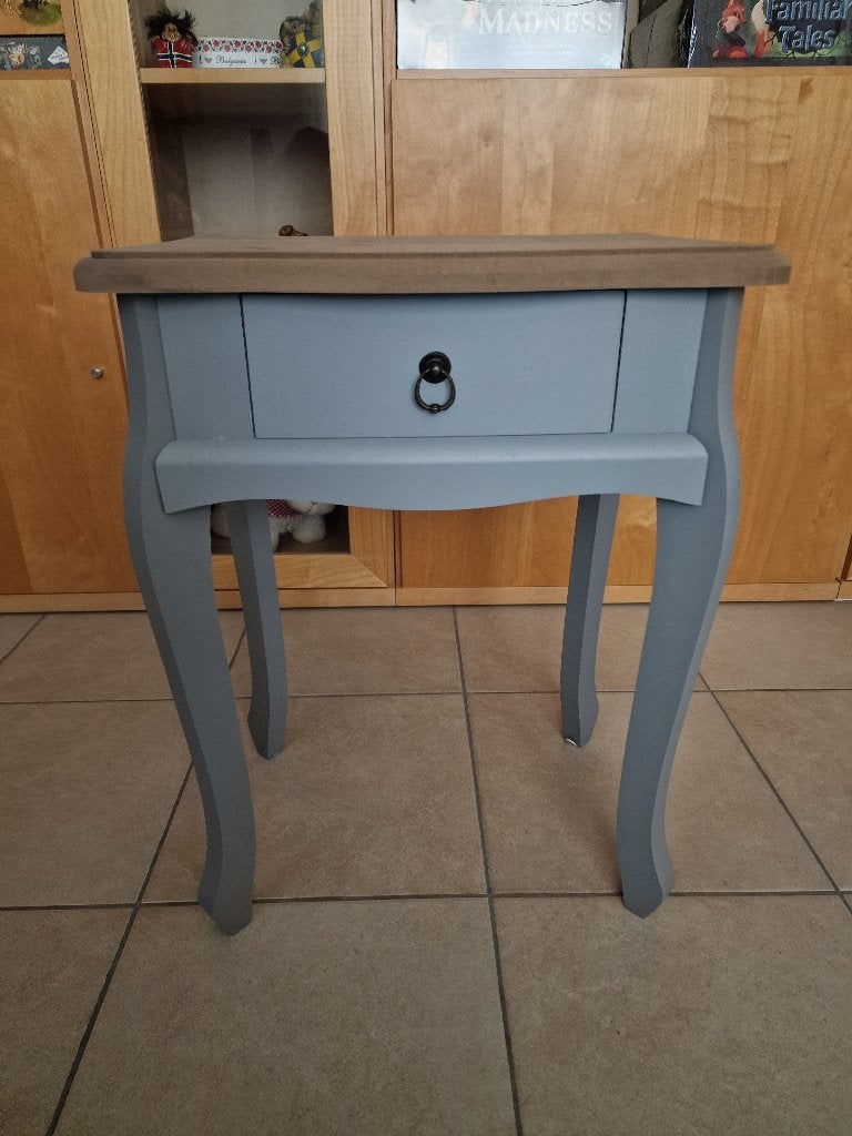 Klein bijzettafeltje, Minder dan 55 cm, Zo goed als nieuw, Rechthoekig, Hout