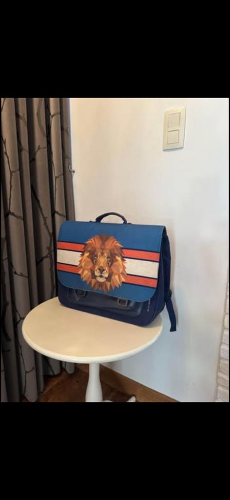 Jeune Premier Maxi Lion Head leeuw boekentas rugtas rugzak, Ophalen of Verzenden, Gebruikt, Rugtas