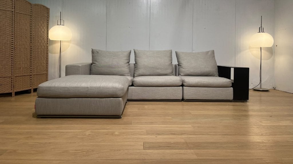 NIEUW Flexform Groundpiece Hoekbank NP €25.000 + GARANTIE, Maison & Meubles, Canapés | Salons, Neuf, Quatre personnes ou plus
