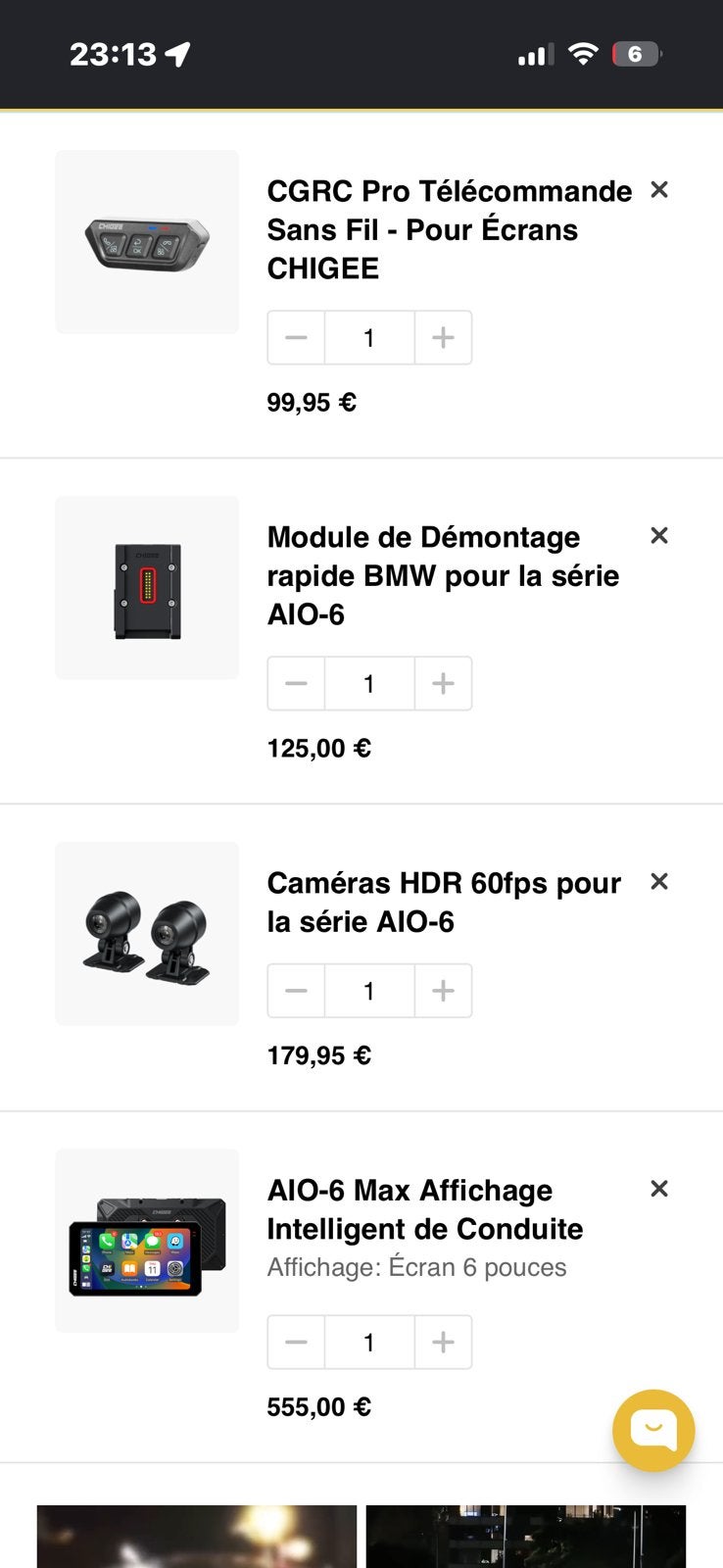 CHIGEE AIO 6 MAX + AV/AR CAMERA'S + AFSTANDSBEDIENING, Ophalen, Zo goed als nieuw