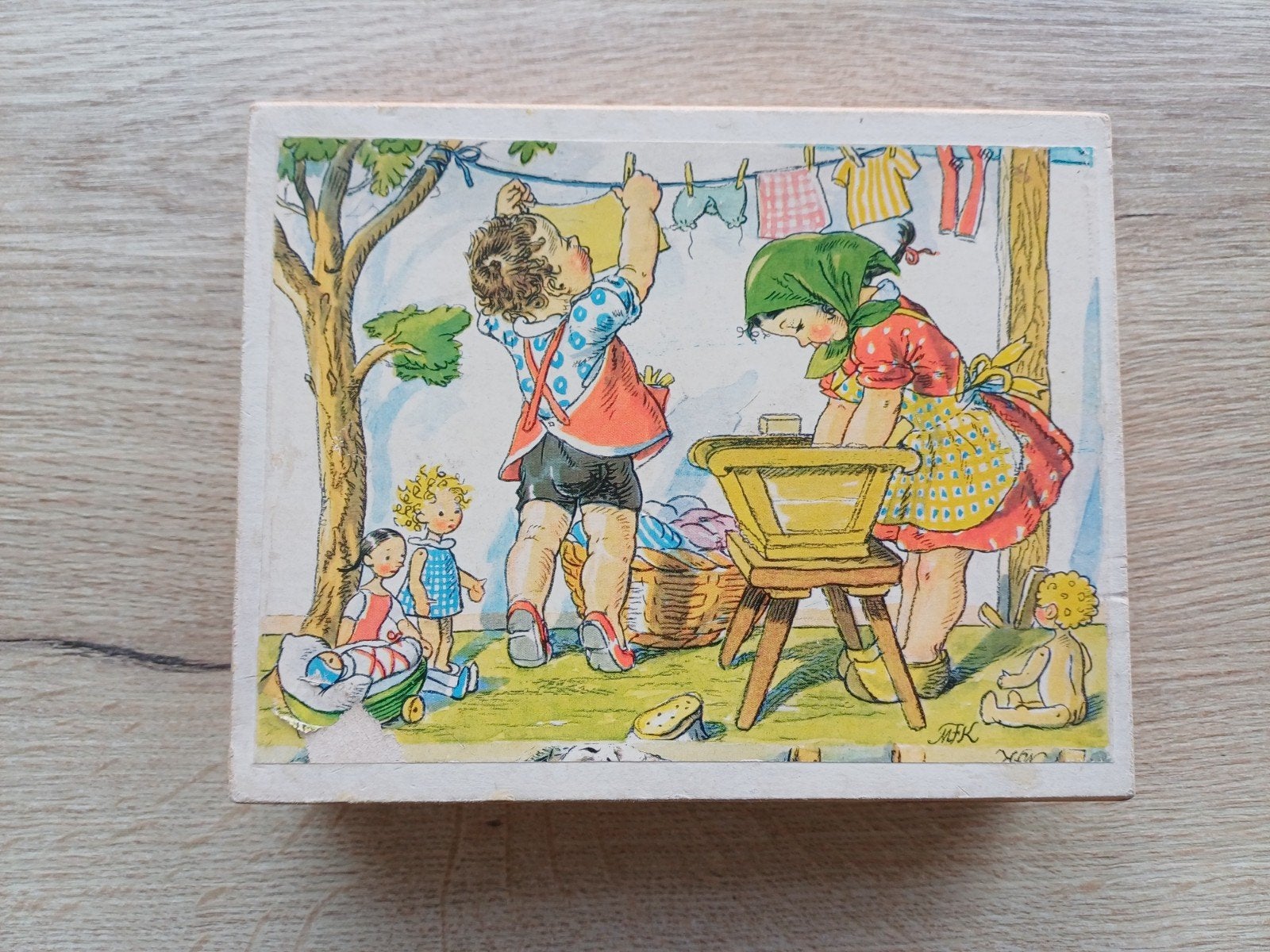 Oude blokkendoos, Ophalen of Verzenden