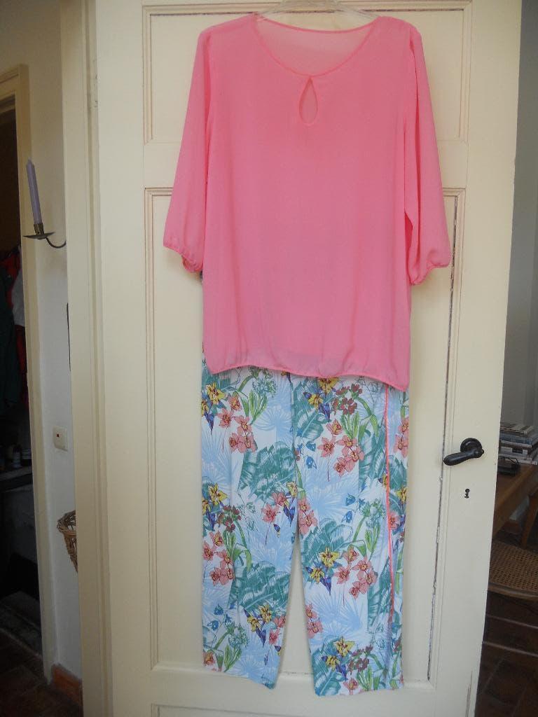 Vintage blouse Julia June, maat M, Kleding | Dames, Ophalen of Verzenden, Zo goed als nieuw, Maat 38/40 (M), Roze