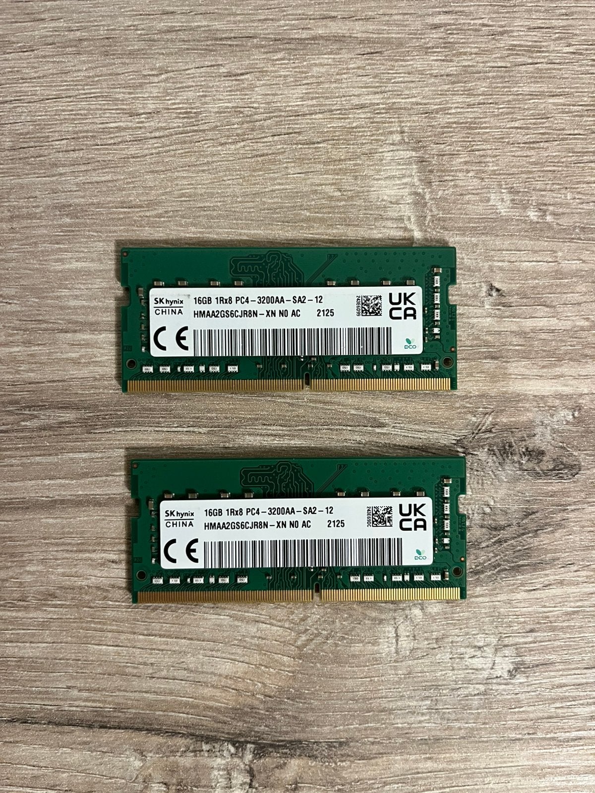 16gb (x2) DDR4-3200AA, Gebruikt, DDR4, Ophalen of Verzenden, Laptop
