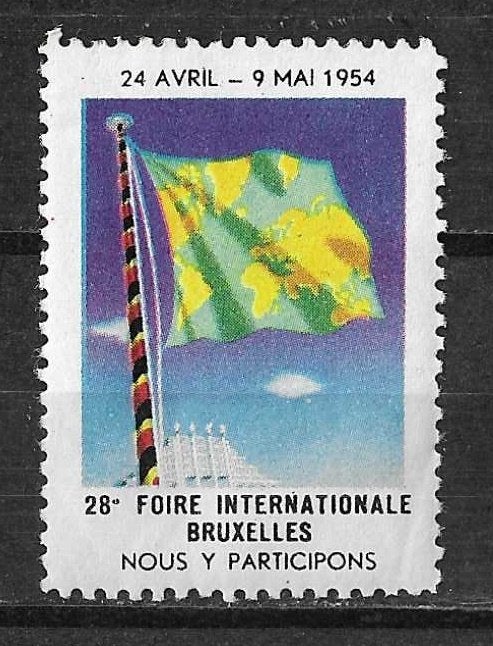 Belgique OPC Foire internationale Bruxelles 1954 **, Enlèvement ou Envoi, Non oblitéré