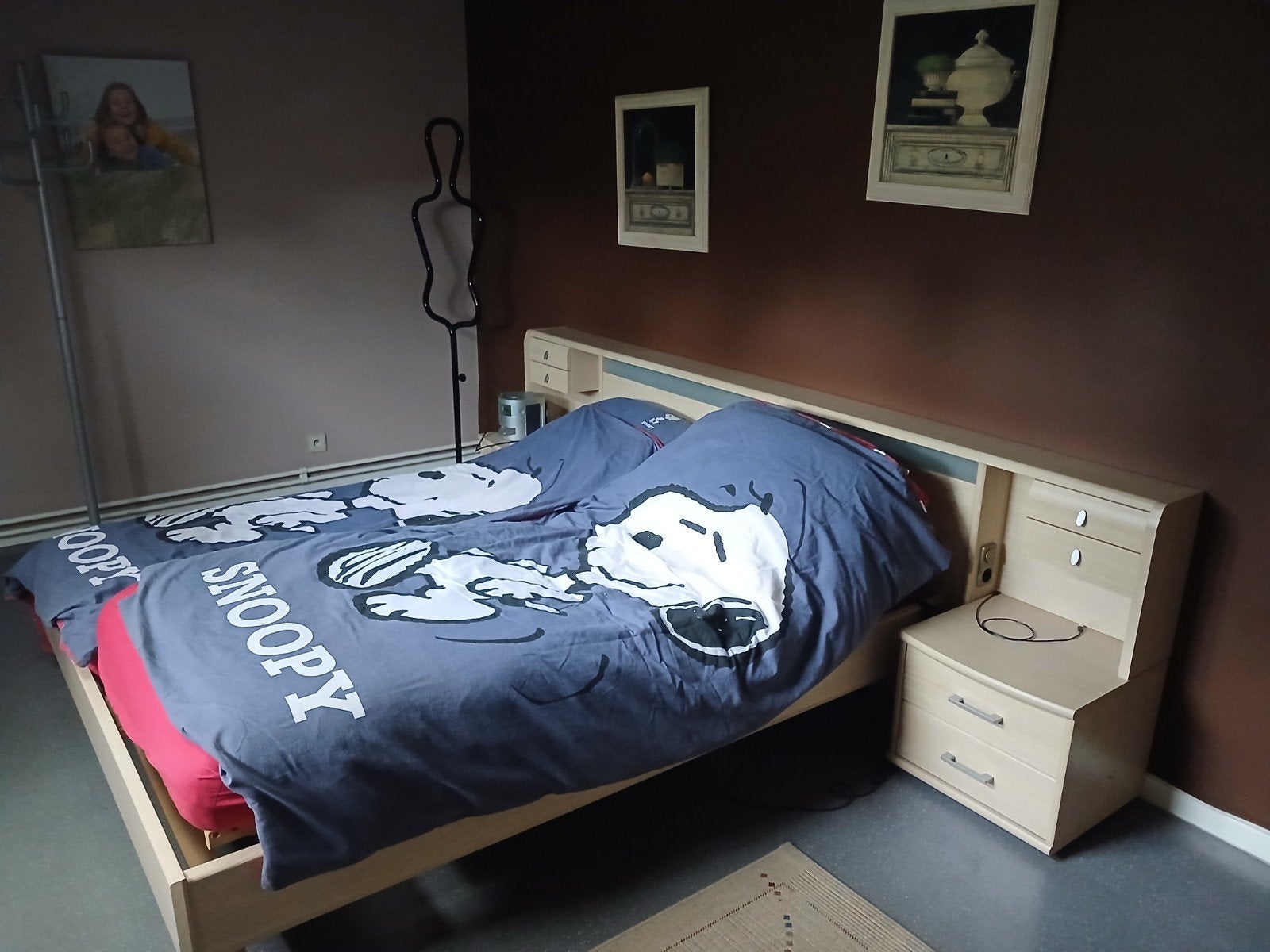 Complete slaapkamer, Ophalen